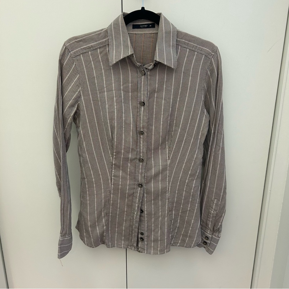 Colorful Vintage Woven Button Down